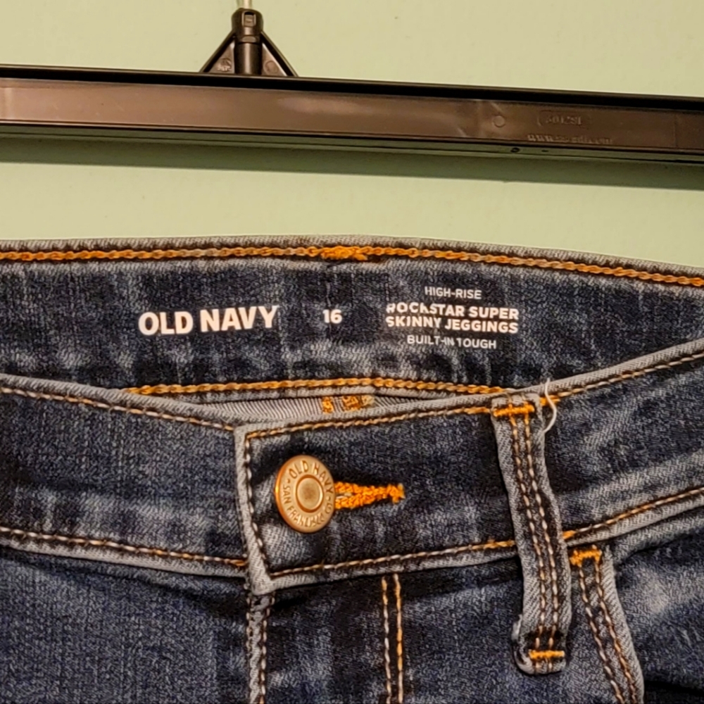 Girls Old Navy high rise skinny jeggings